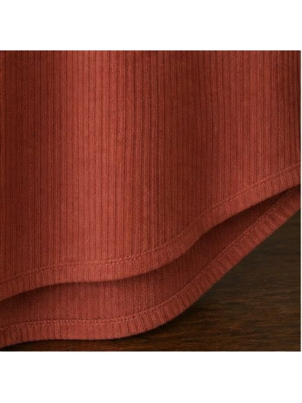 Rust Ruffle Blouse - Picture 6 of 6